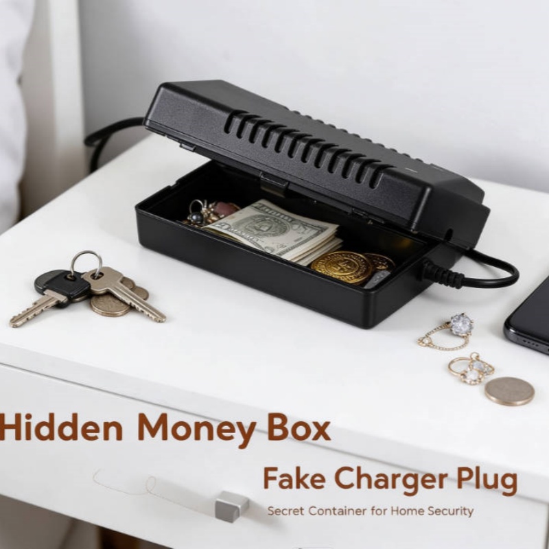 Home Security Items - Versteckte Geldkassette, gefälschter Ladestecker, geheime Geldversteckbox