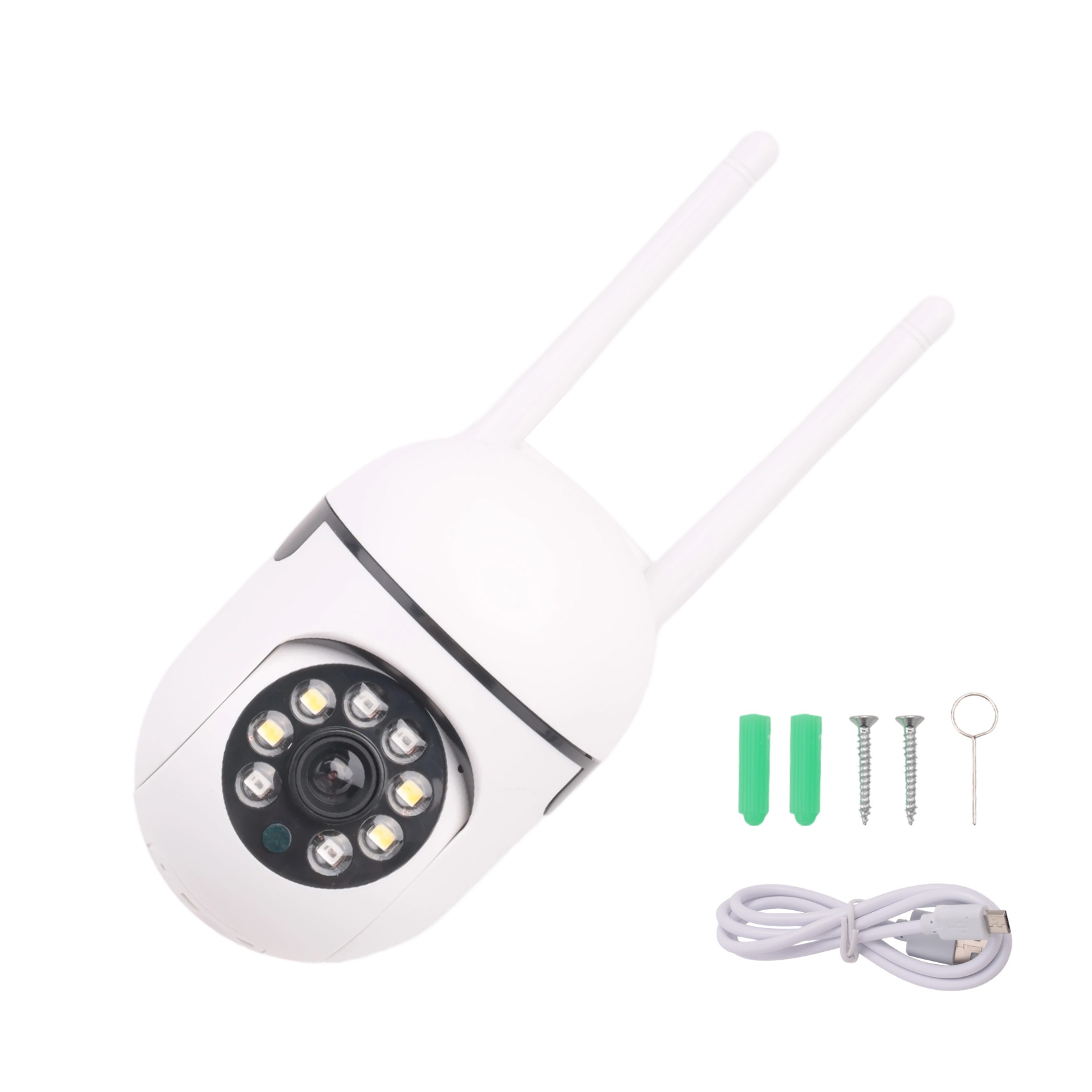 Home Security Flood Lights - DT23 1080P WLAN-Sicherheitskamera für den Außenbereich,
