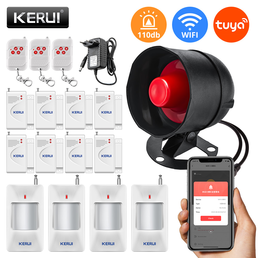 Sim Gsm Alarm - Kerui Tuya Wifi laut Lautsprecher High