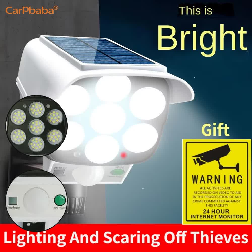 Home Security Flood Lights - Outdoor Solar Licht Motion Sensor Sicherheit