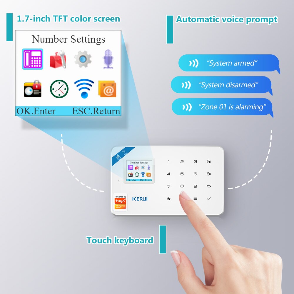 KERUI W181 Tuya Smart WIFI GSM – Home Security Front Door Camera Bewertung und Preis