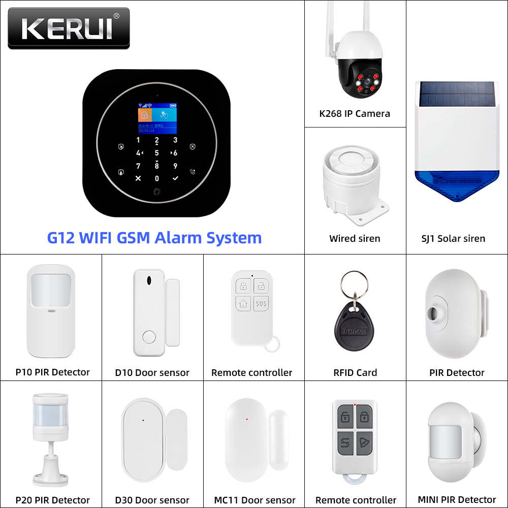 KERUI G12 2G Wifi Wireless Hom – Sim Gsm Alarm Bewertung und Preis