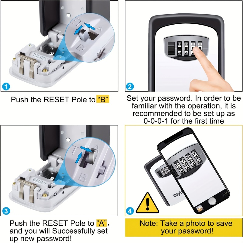 Wandmontierte Schlüsselkombina – Home Security Box Bewertung und Preis