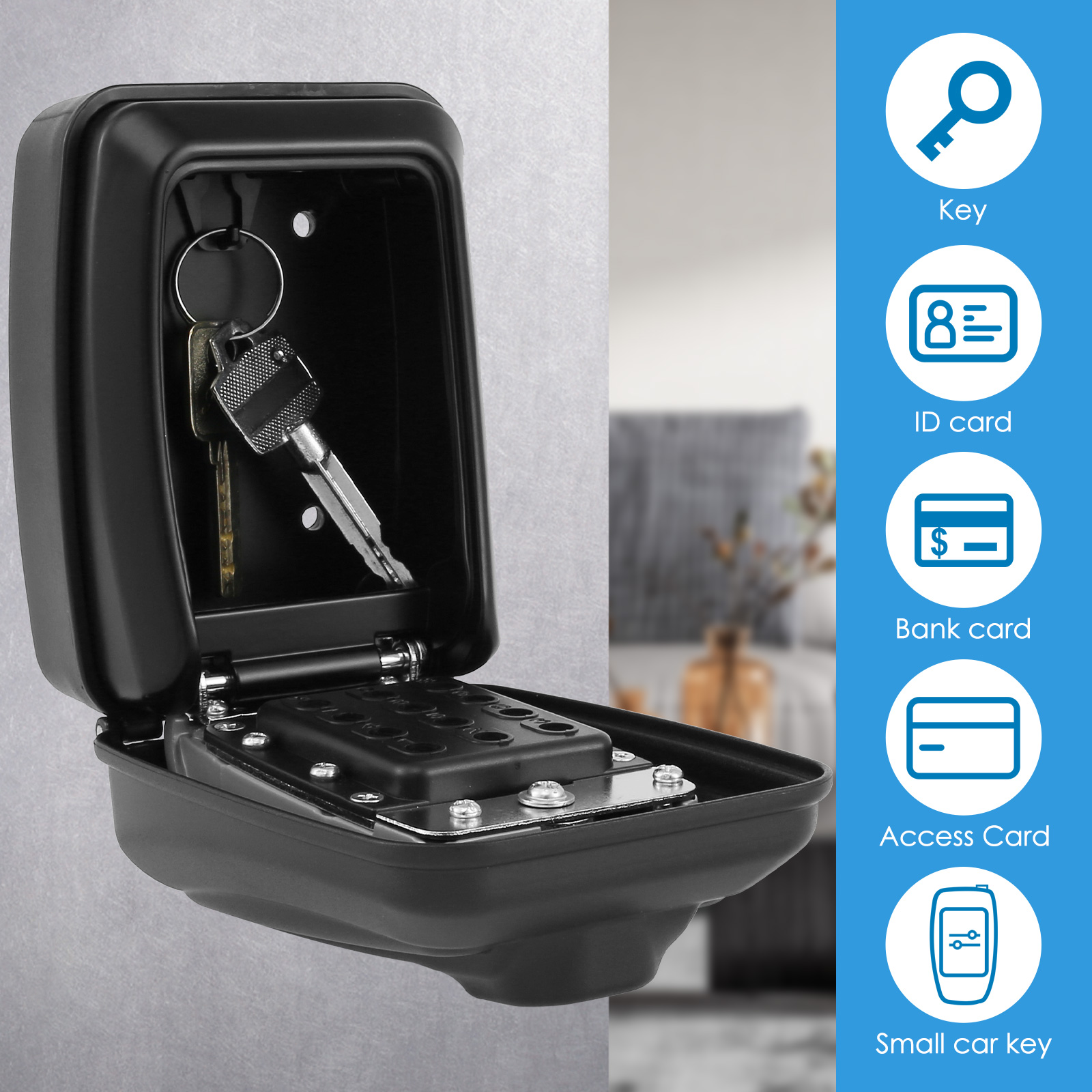 Schlüssels chloss Box Wand mon – Home Security Items Bewertung und Preis