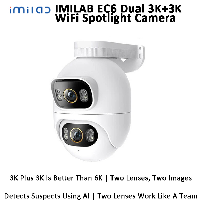 IMILAB EC6 Dual 3K + 3K WiFi H – Home Security Flood Lights Bewertung und Preis
