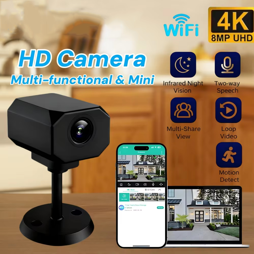 4K HD WiFi-Überwachungskamera  – Home Security Items Bewertung und Preis
