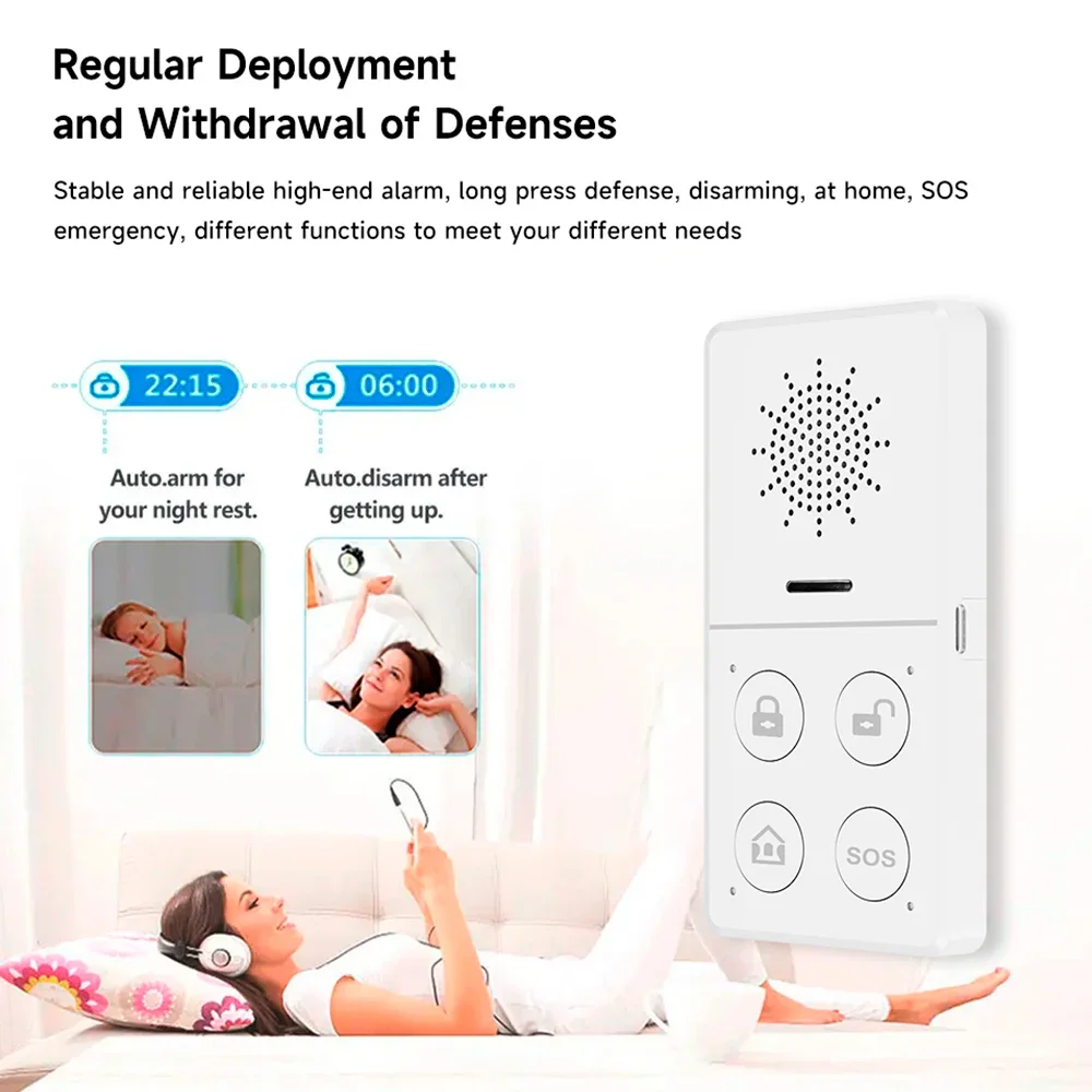 Tuya Wifi Smart Alarm System 4 – Sim Gsm Alarm Bewertung und Preis