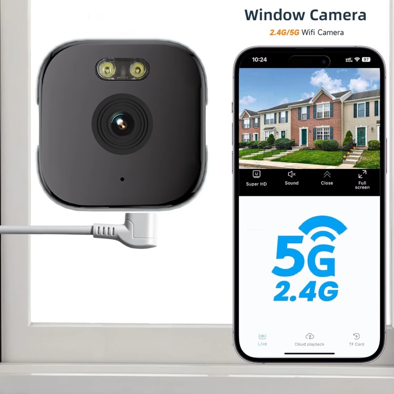 4K-Fensterkamera, 5GHz WLAN-In – Home Security Robot Bewertung und Preis