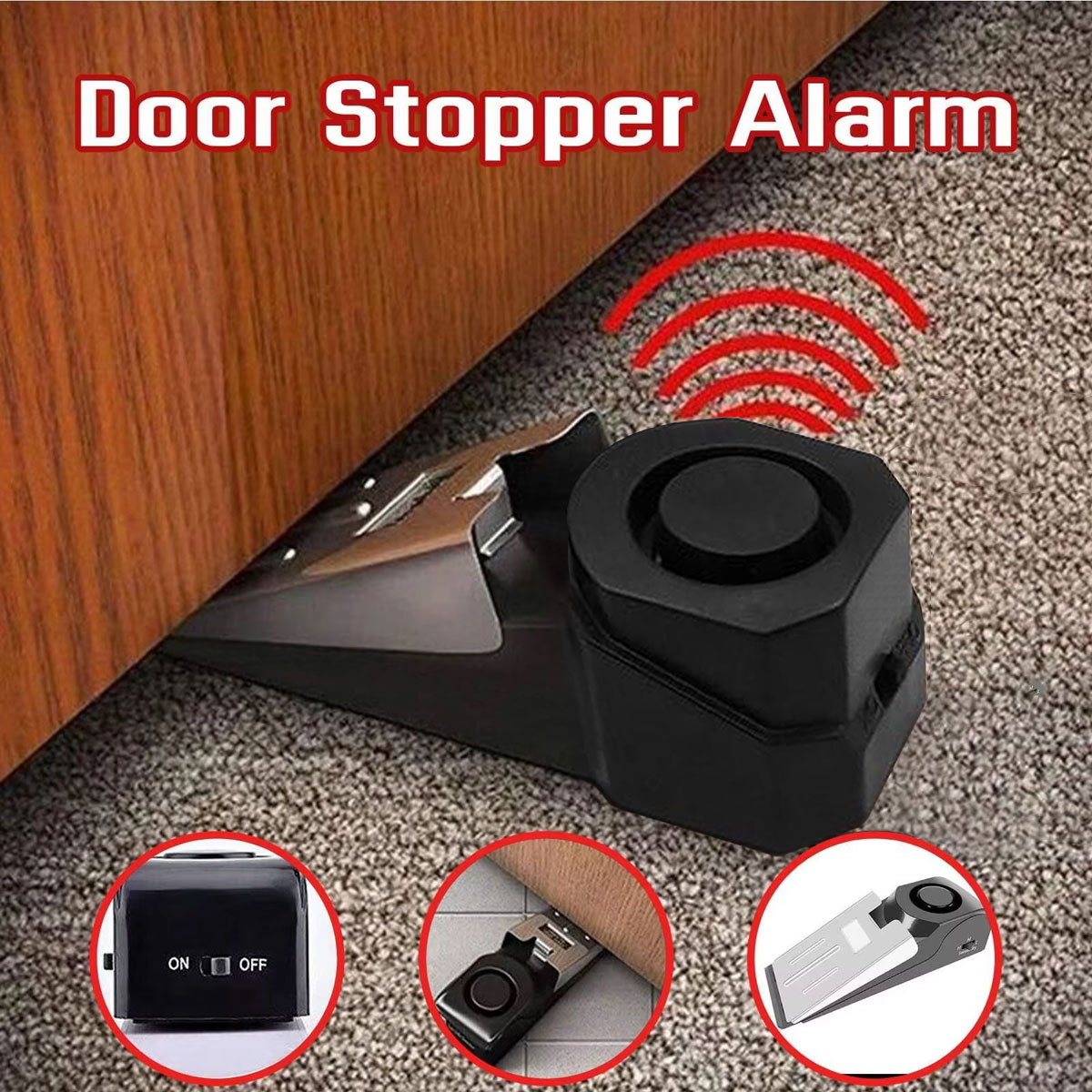 Kabelloses Türstopper-Alarmsys – Sim Gsm Alarm Bewertung und Preis