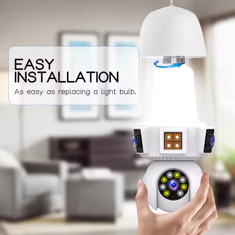6MP V380pro APP Dual Objektiv  – Home Security Flood Lights Bewertung und Preis