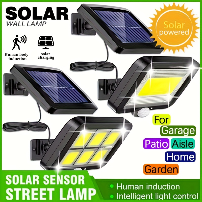 LED Solar Split Wand Lampe Im  – Home Security Flood Lights Bewertung und Preis