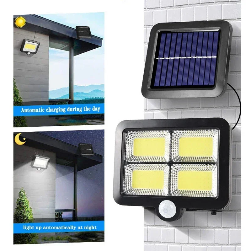 LED Solar Split Wand Lampe Im  – Home Security Flood Lights Bewertung und Preis