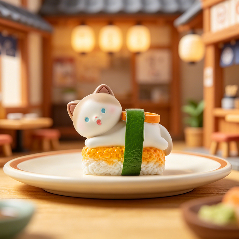 Sushi-Katzen-Blindbox: Cartoon – Home Security Items Bewertung und Preis