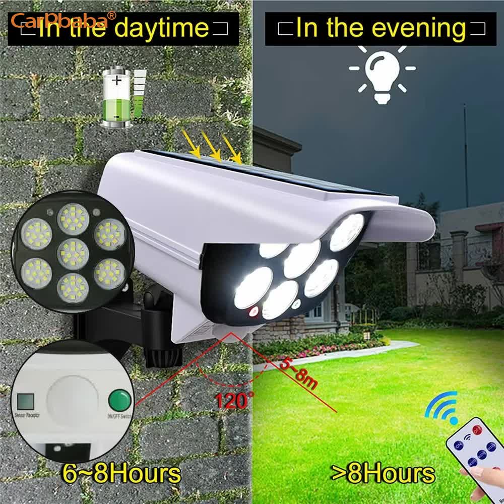 Outdoor Solar Licht Motion Sen – Home Security Flood Lights Bewertung und Preis